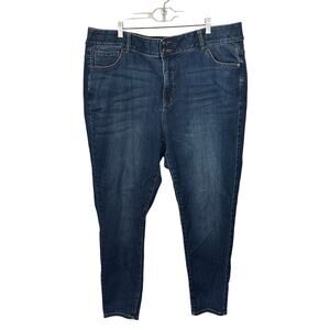 Venezia‎ Jeans Skinny Womens 26 Elastic Comfort Waist Cotton Blend Stretch Dark